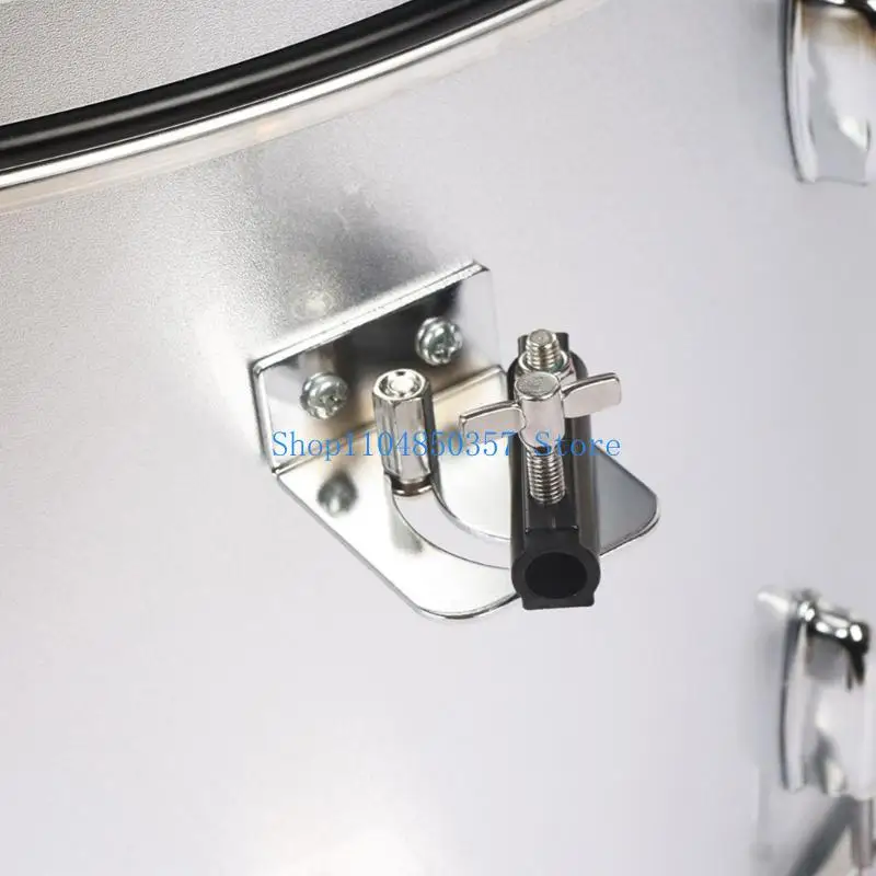 

652F 2Pcs Easy to Install Hardware Part Repair Snare Drum Strap Mounting Rack