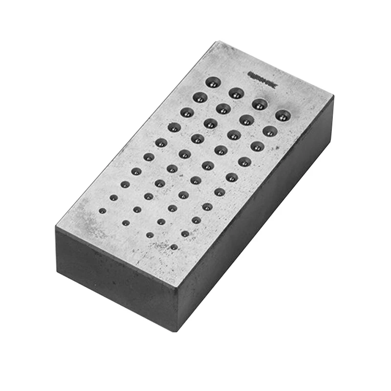 Technique Swiss Made Beading Block 40 Beads 0.60mm-1.60mm Hardened Steel Jewelers Beading Tool Tip Sharpener & Reshaper