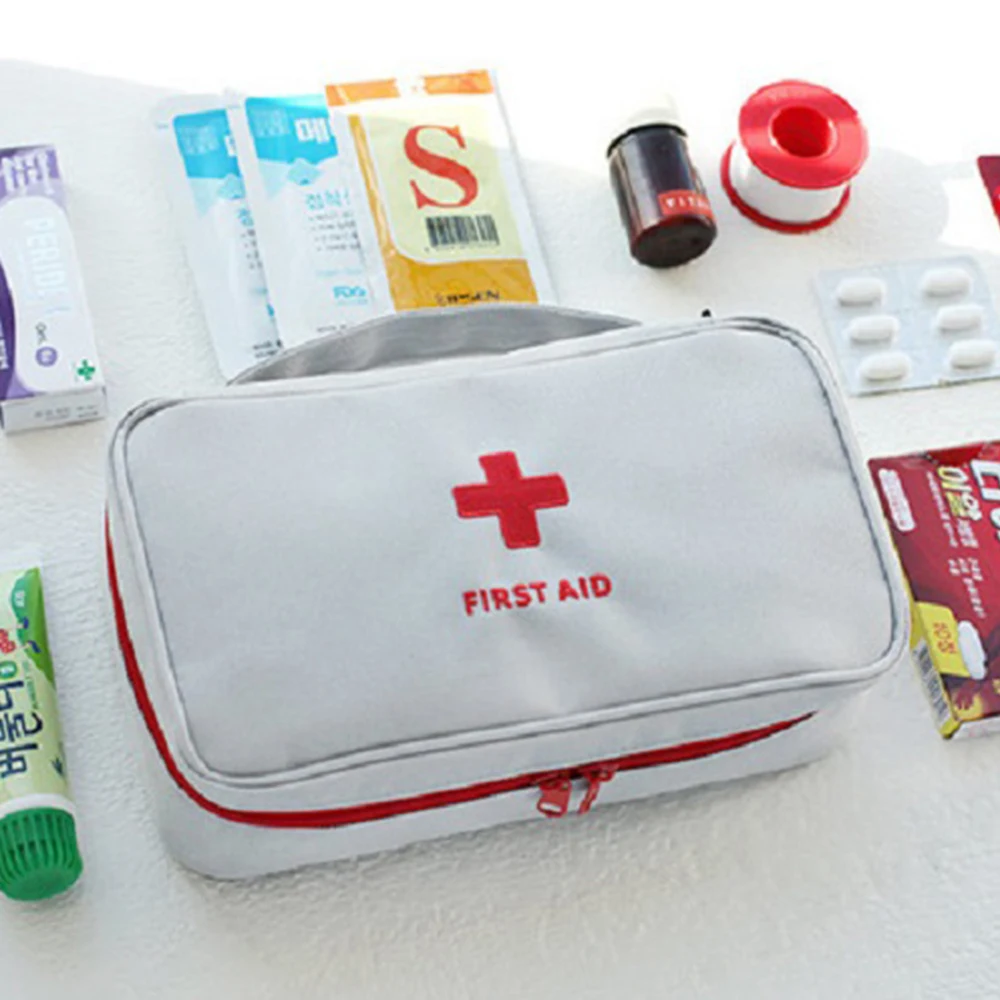 First Aid Kit Emergency Survival Bag Handbag Durable Trauma Bag Compact Rescue Tote Bag Portable Medicine Storage Bag