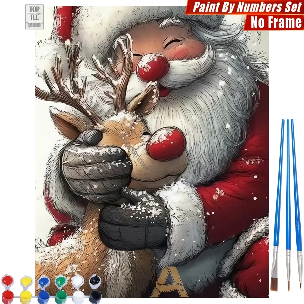 Santa Reindeer Hug …