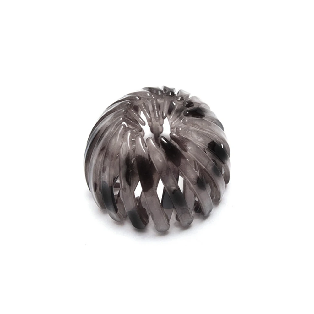 Hair Clips Fashion Women Temperament Vintage Stretch Bird's Nest Bun Maker Hair Claw Ponytail Buckle Hair Ring