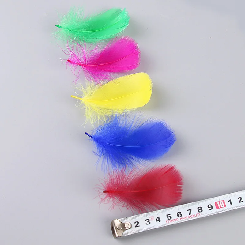 لينة العائمة أوزة ريشة ، رقيق بلوم ، مهرجان حفلة ، Craft بها بنفسك الحرفية ، الزفاف الديكور ، الجملة ، 1000 قطعة ، 4-7 سنتيمتر ، 7-12 سنتيمتر