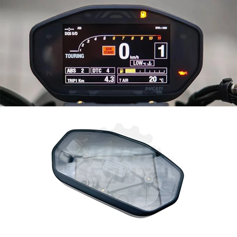 

Instrument Cover Monster 821 Dashboard Shell LCD Screen Speedometer Case for Ducati Monster821 2017-2022 Motorcycle Accessories