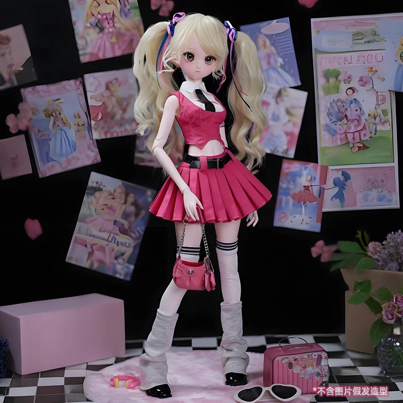 Shugafairy 1/4 Bjd Puppe Tammy Academy Style College Girl – Y2k Karneval Sd bewegliche Gelenkpuppe Komplettset Anime Street Wear Geschenk