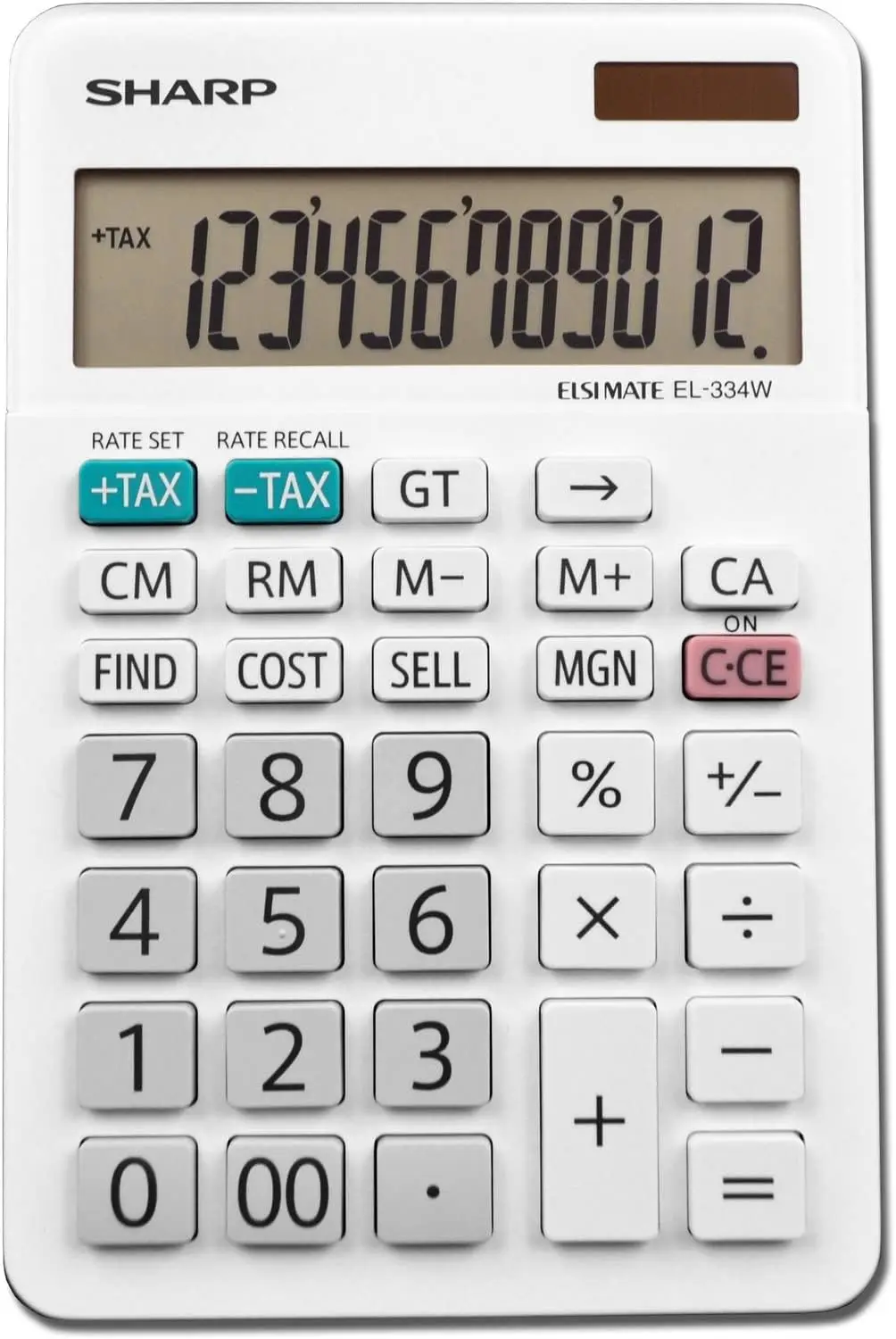 

Business Calculator with Large LCD Display, White