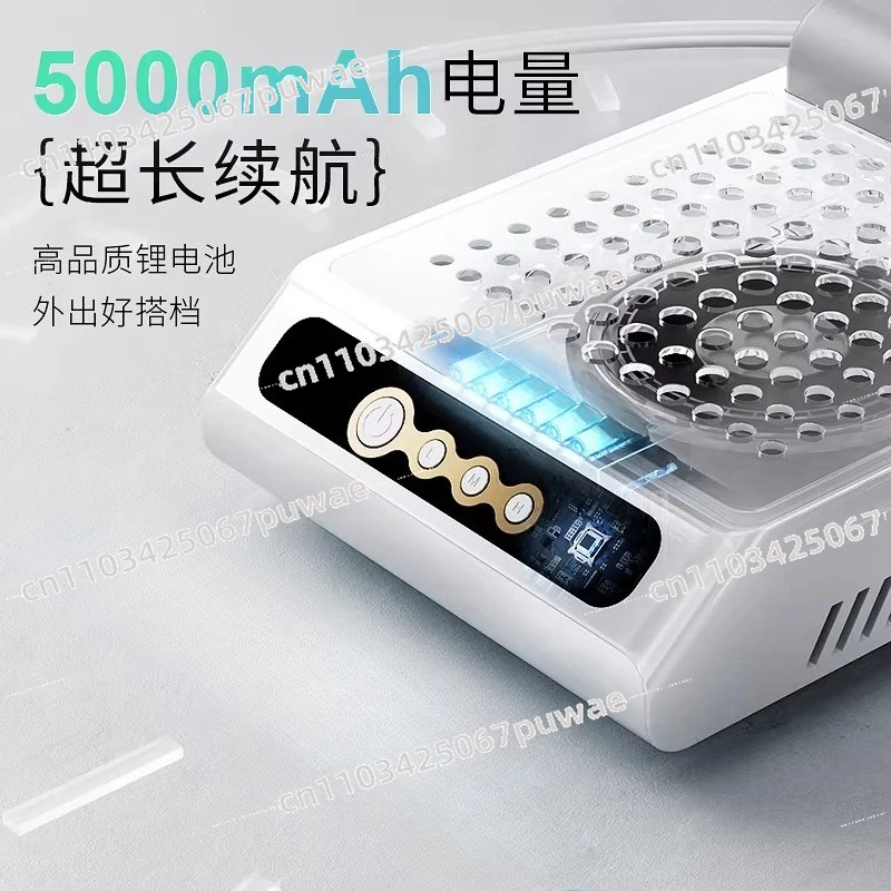 

Brushless Turbine Nail Dust Collector Ultra-Quiet High Suction With Hand Rest Professional For Nail Salon