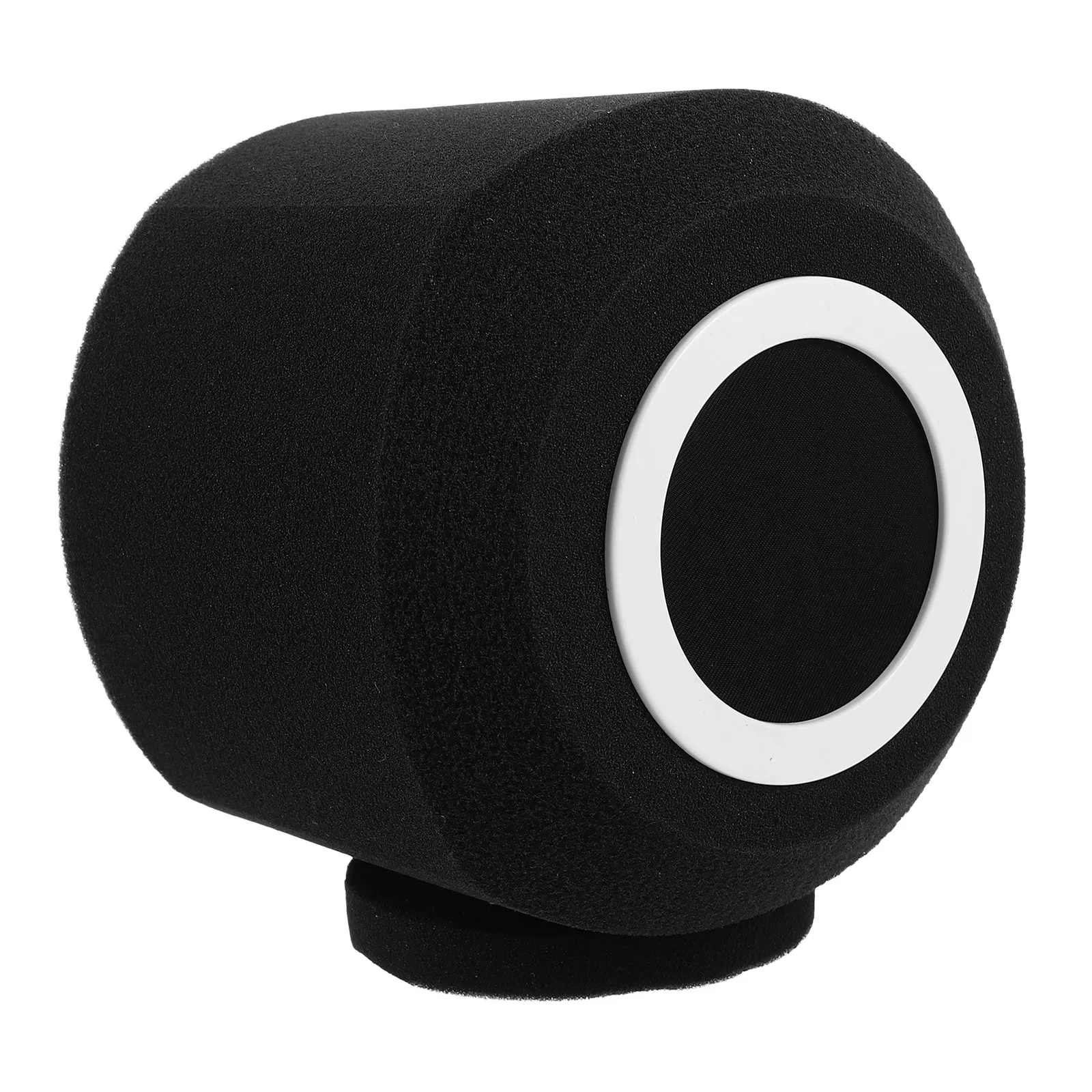Microphone Sponge Cover Windproof Noise Reduction Portable Desktop Soundproof Cover Mic Sleeve Conference Recording