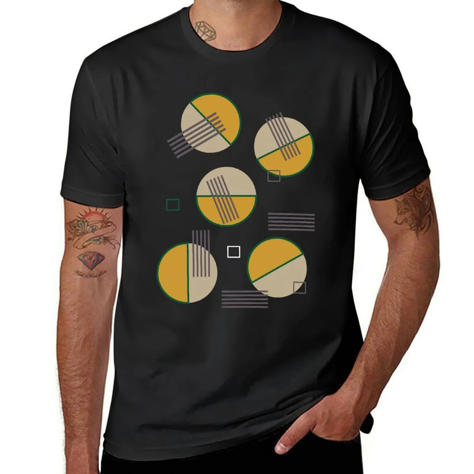 

Abstract Composition 09 T-Shirt funny shirt cotton Aesthetic clothing boys whites Short sleeve tee tshirts for men