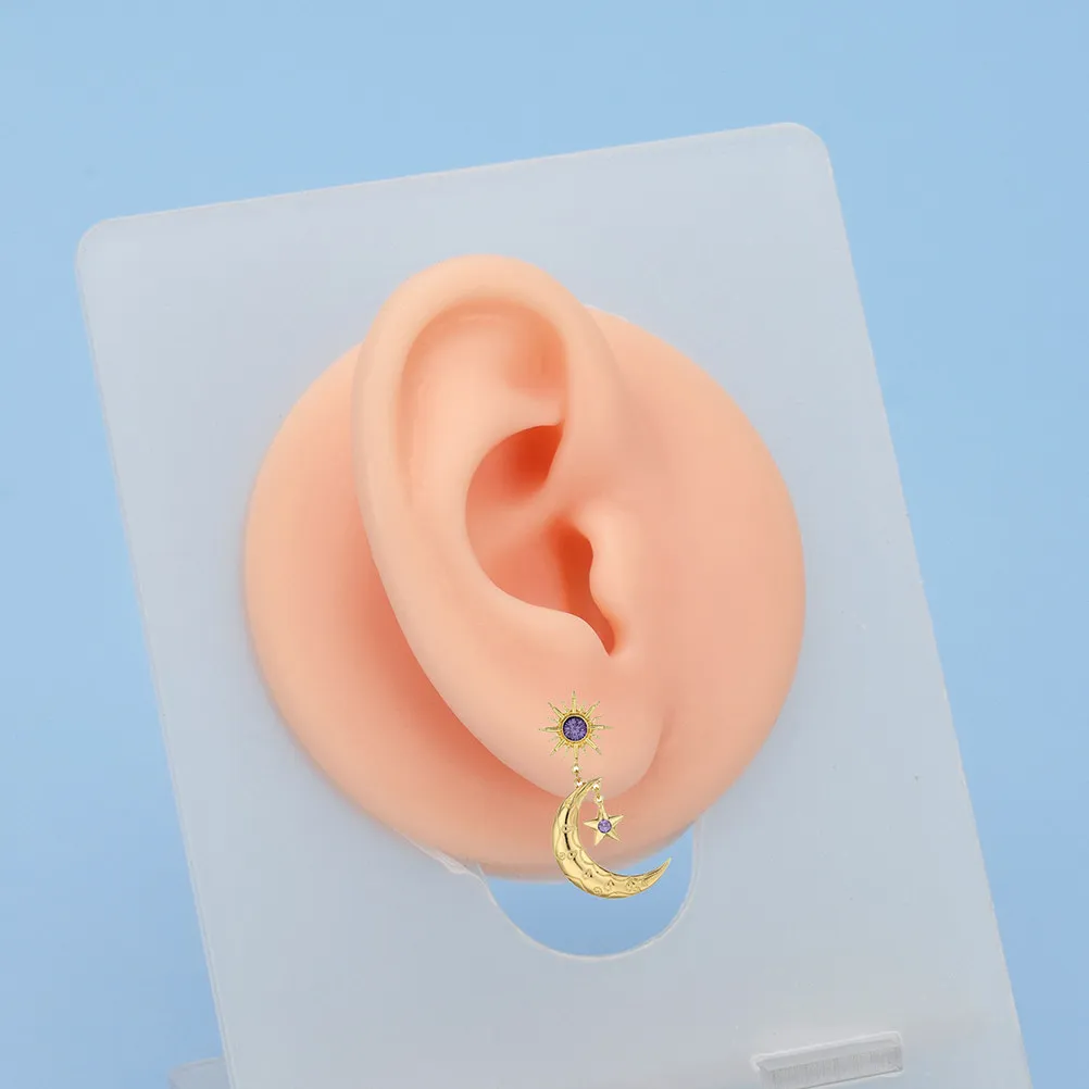 

Tattooing Practice Skin Silicone Ear for Beginners Professionals Makeup Machines Needles Kits Real Skin Touch