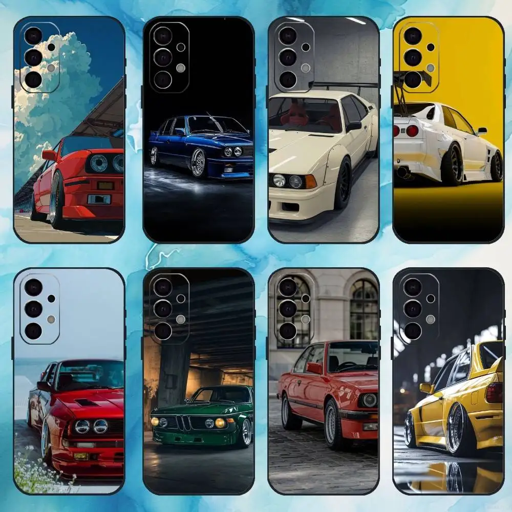 

3-30E-ES Speed Car Phone Case For Samsung Galaxy A73,A72,A71,A70,A53,A52,A51,Others Soft Black Cover