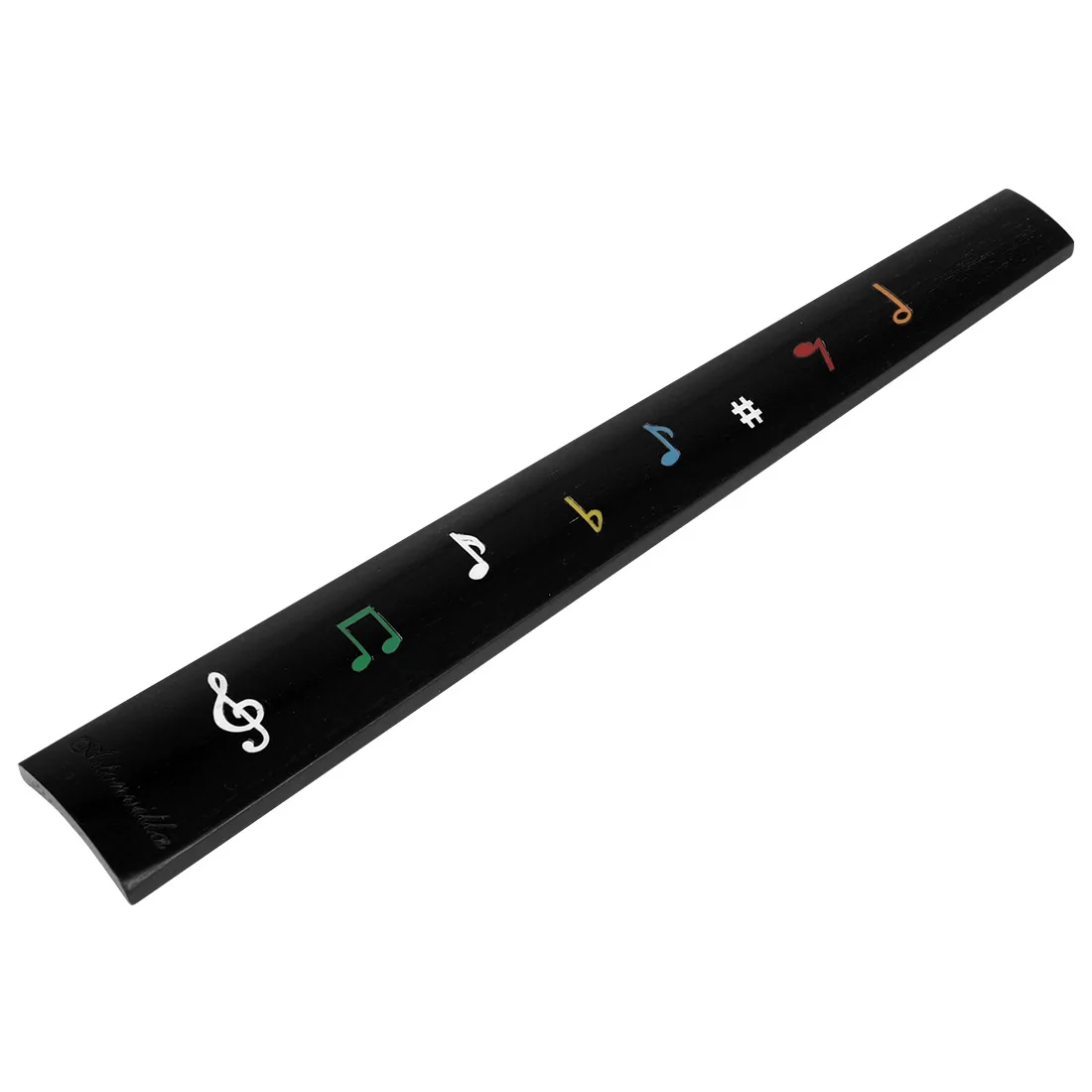 4/4 Ebony Violin Fingerboard With Musical Scale Handmade Solid Wood Fiddle Fretboard Stringed Instrument Accessories
