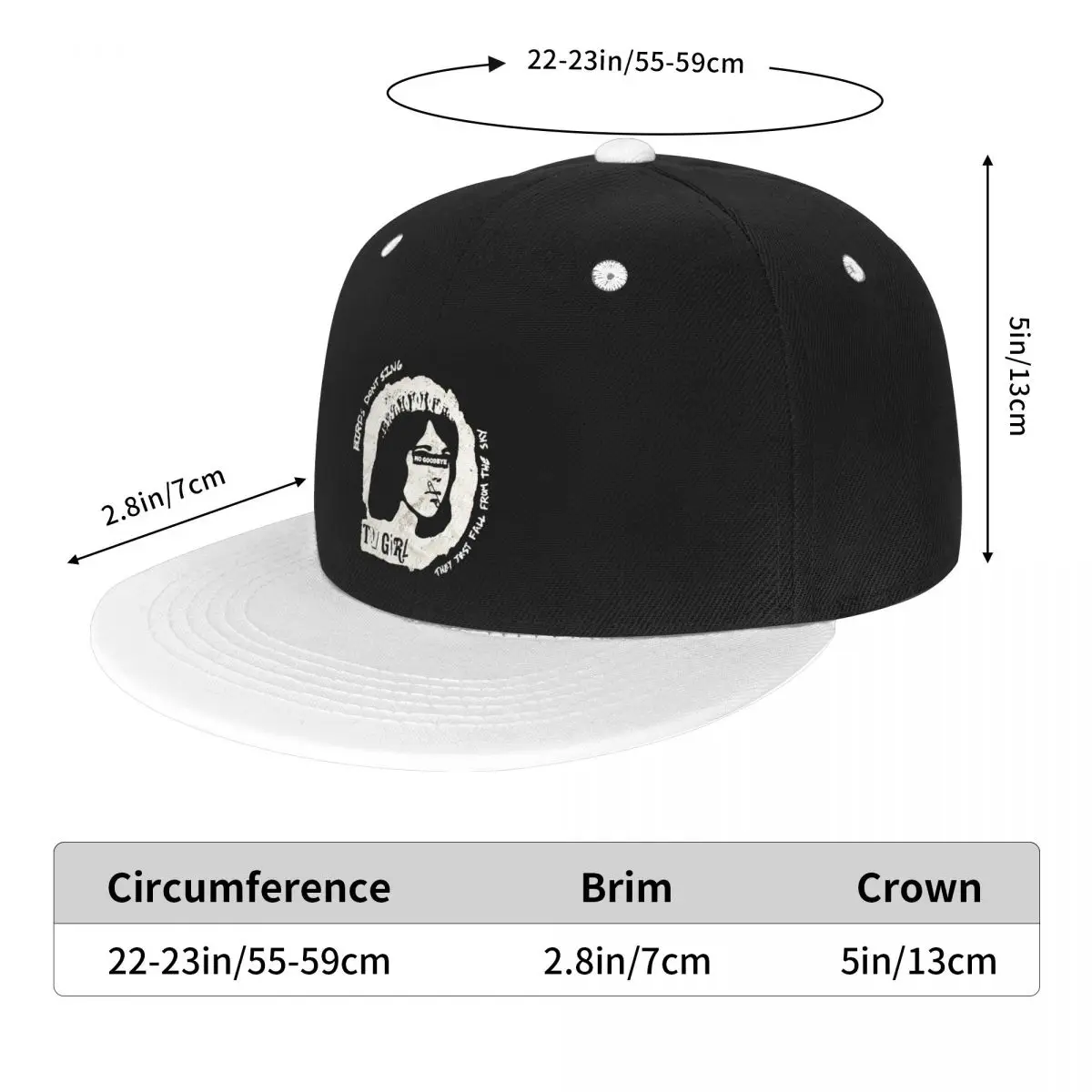 TV Girl Style Art Band Baseball Caps For Men Movie Star Planet Snap Backpack Hat Hip-Hop Flat Cap Streetwear