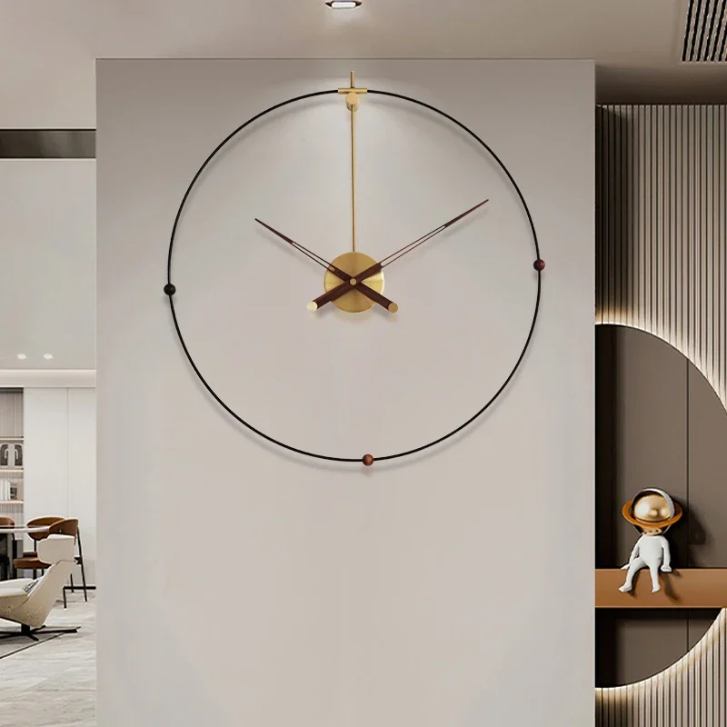 

Modern Silent Non-Ticking Wall Clock Battery Operated Round Nordic Kitchen Minimalist Living Room Bedroom Office Decoration