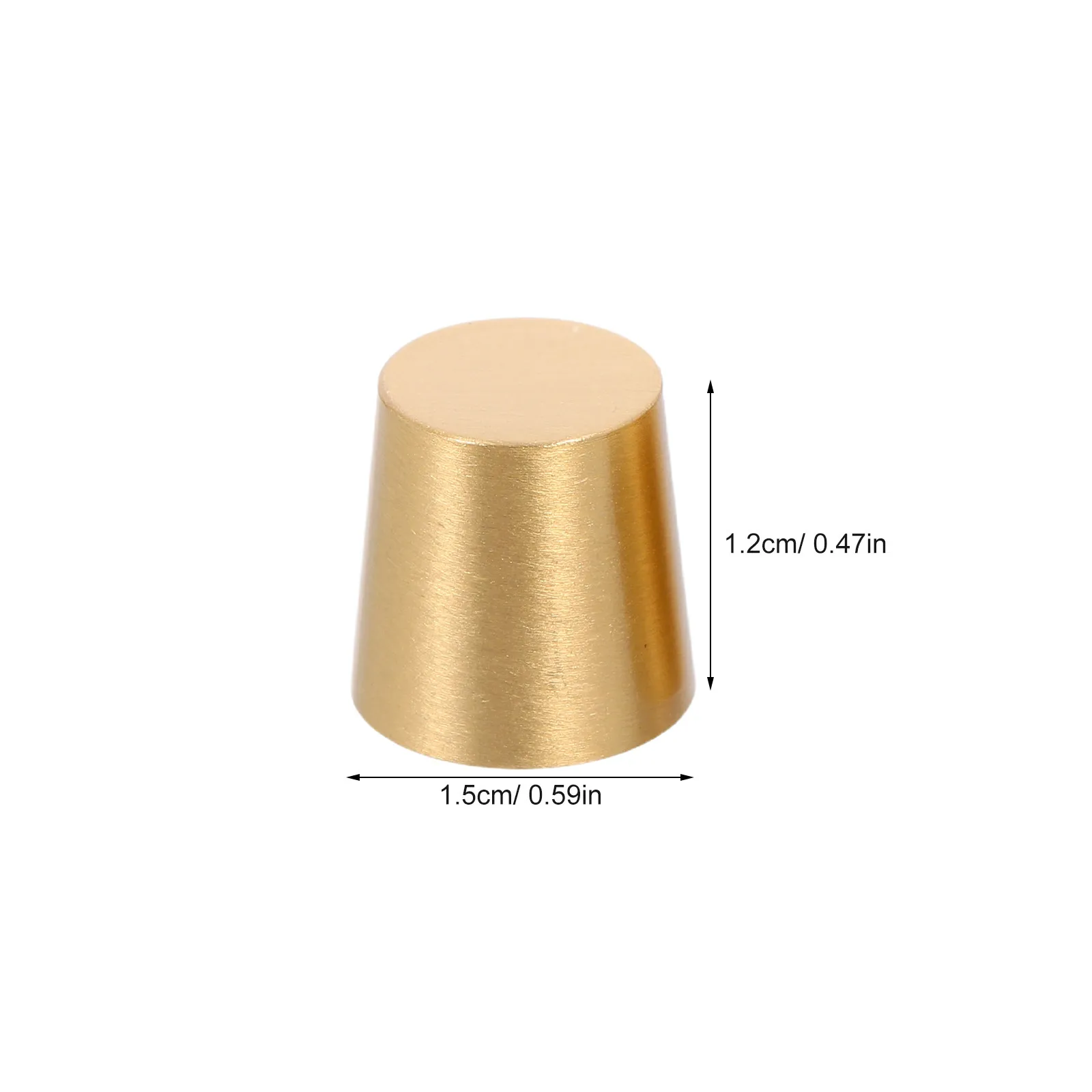 8Pcs Brass Cutting Board Feet Wood Tray Riser Stable Anti Skid Pad Cabinet Jewelry Decorative Support