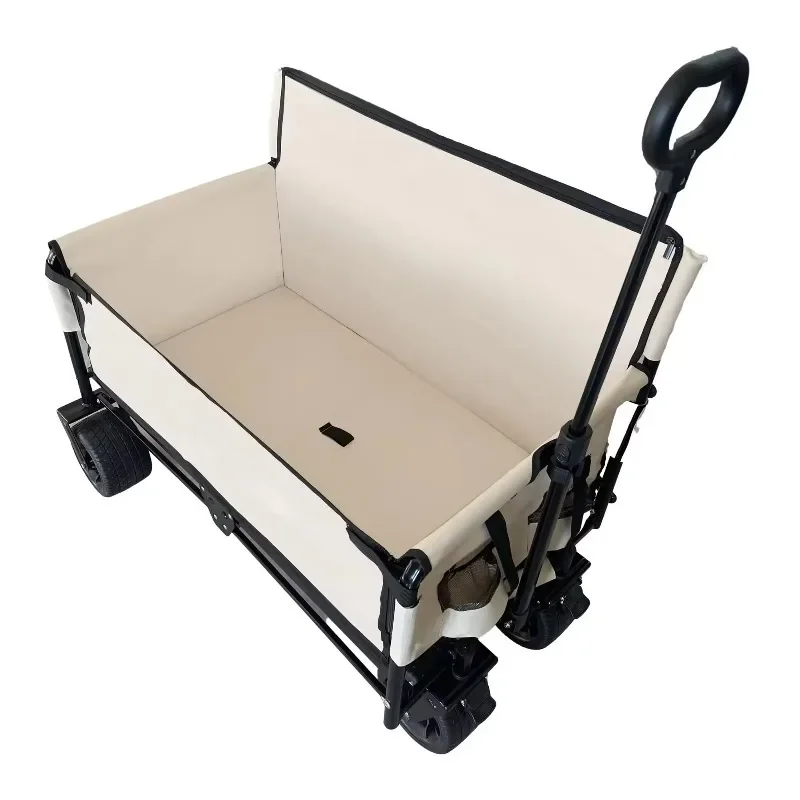 Folding Wagon Folding Sofa Band Brake Multi-Purpose Oxford Cloth Heavy Du-ty Camper Multiple Pockets