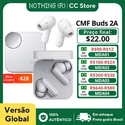 Global Version CMF by Nothing Buds 2A In-Ear Wireless 12.4mm Driver 42dB ANC 4HD Mics Long Battery Life Low Delay Bluetooth 5.4