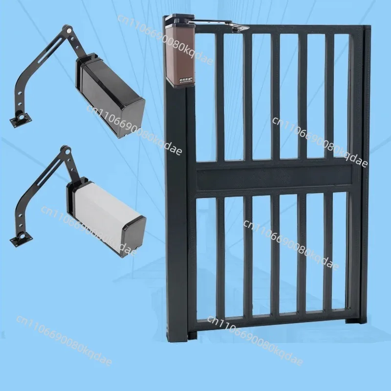 Side‑Mount Curved‑Arm 90‑Degree DC Brushless Drive Unit For Community Advertising Swing Gate Operating Hardware