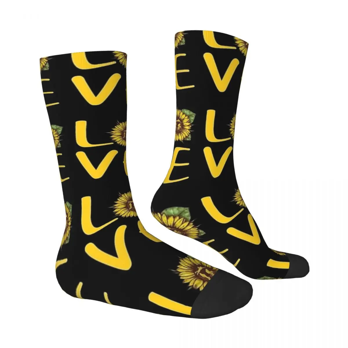 Calcetines de girasol antideslizantes para hombre y mujer, medias de escalada personalizadas de alta calidad, a la moda, para otoño