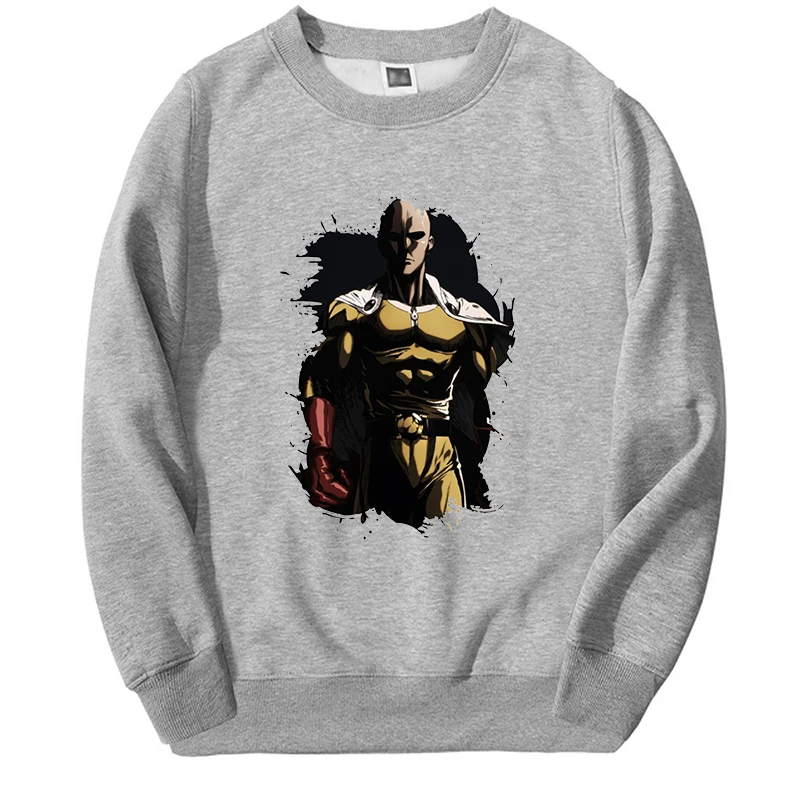 

One Punch Man Graphic Hoodie Anime Saitama Men/women Sweatshirts Hip Hop Long Sleeve Round Neck Streetwear Harajuku Moletom