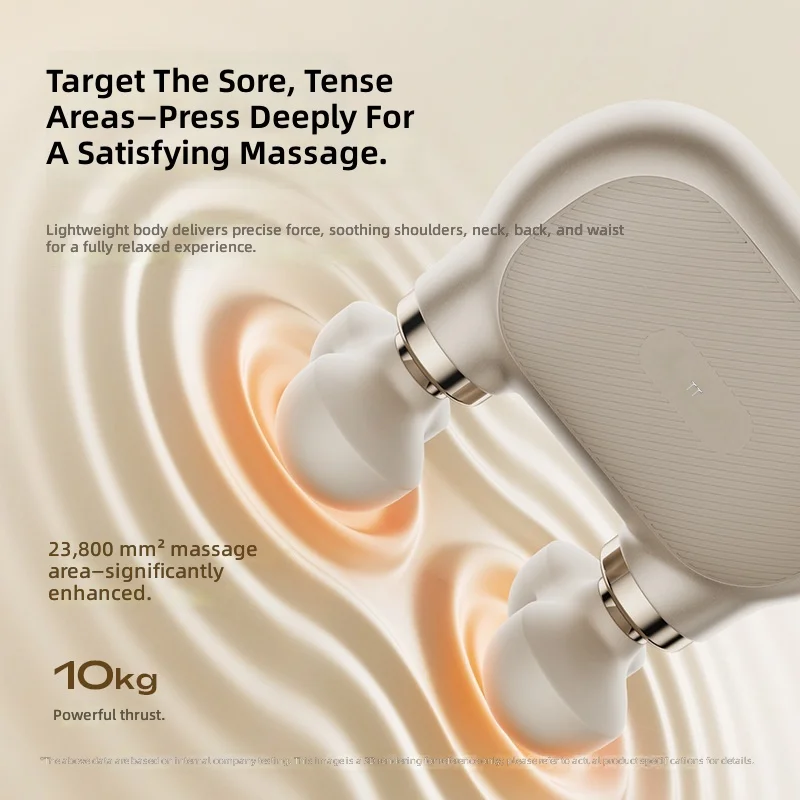 Mini Massage Gun, VTT4 Pocket Fascia Gun, 2 Heads, Brushless Motor, Portable Massager, Holiday Business Gift Set