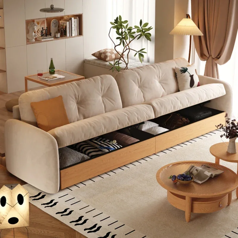 

Подлокотник для хранения, белый диван-кровать, скандинавский деревянный большой складной диван для гостиной, пуфы, двойной диван для гостиной, мебель Divano Letto