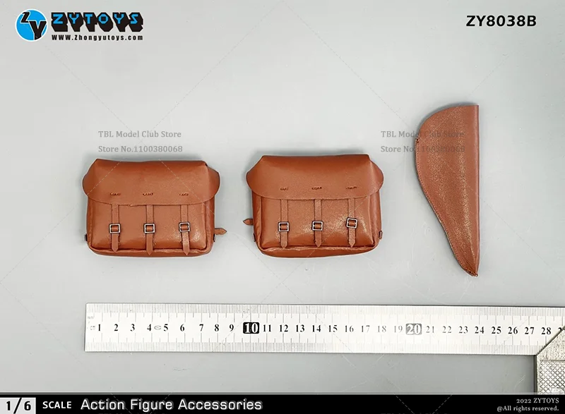 1/6 Scale Motorcycle Toys Cycling Brown Hook Bag Female/Male Accessories For 12-inch Action Figure Soldier ZY8038A ZY8038B