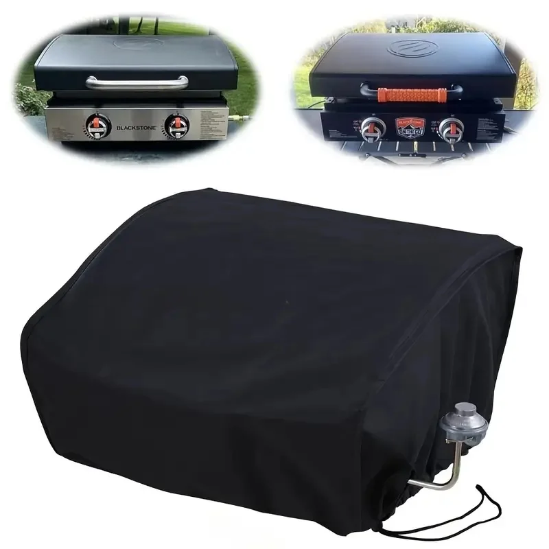 

Heavy-Duty Outdoor Grill Cover Compatible with Multiple Grill Sizes – Polyester Construction with Adjustable Drawcord Closure