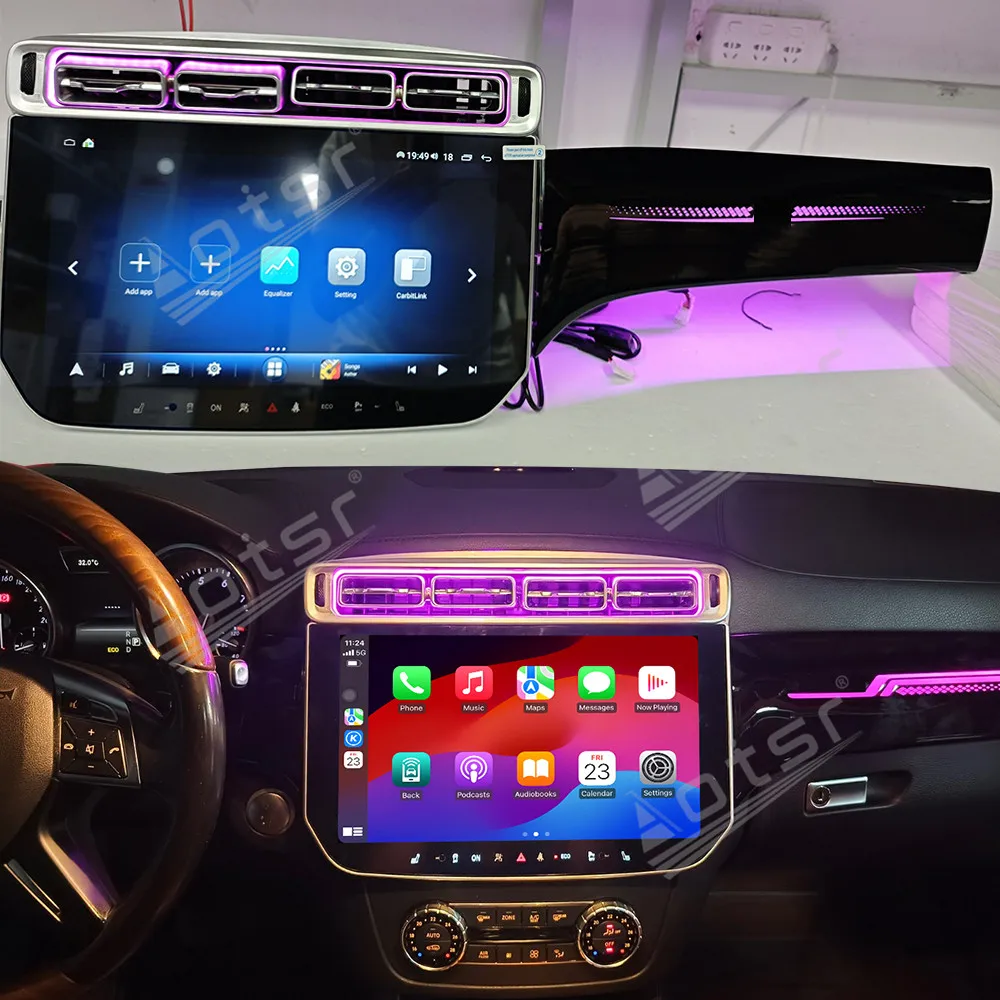 13.3 inch Android 14.0 auto carplay For Mercedes-Benz ML 2013 - 2015 Car Multimedia Player GPS navigation touch screen Head Unit