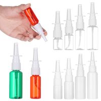 5/10/20/30/50ml Empty Plastic Nasal Spray Bottles Mist Nose Pump Sprayer Refillable Dispenser Container for Medical Packaging