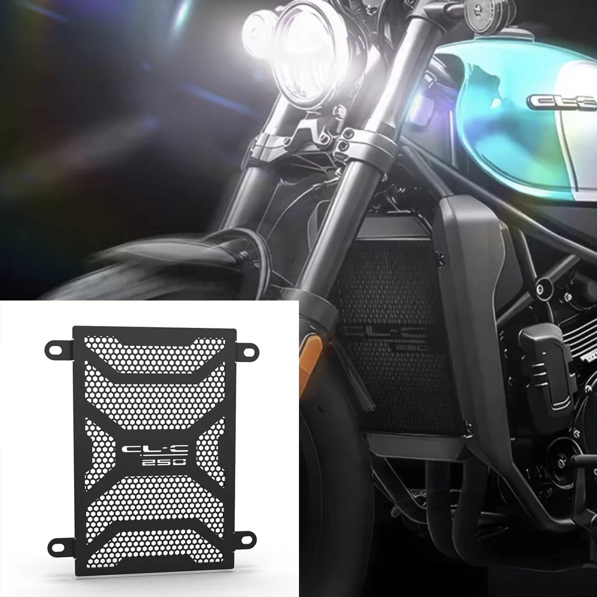 

Motorcycle water tank protection net radiator cover lower mudguard protection cover Fit For CFMOTO 250CLC CLC250 CL-C 250