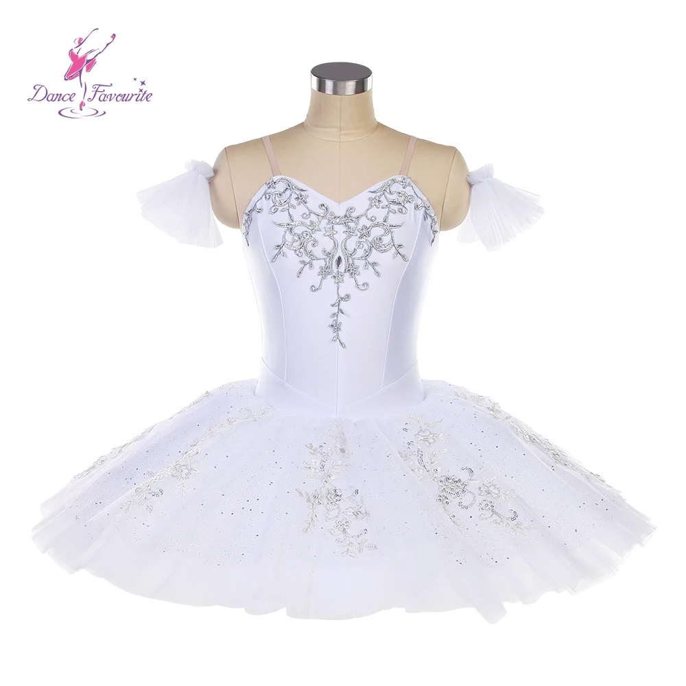 BLL600 New White Pre-professional Ballet Tutu Grop Dance Bell-shaped Ballet Tutu for the Ballet Waltz of Snowflakes