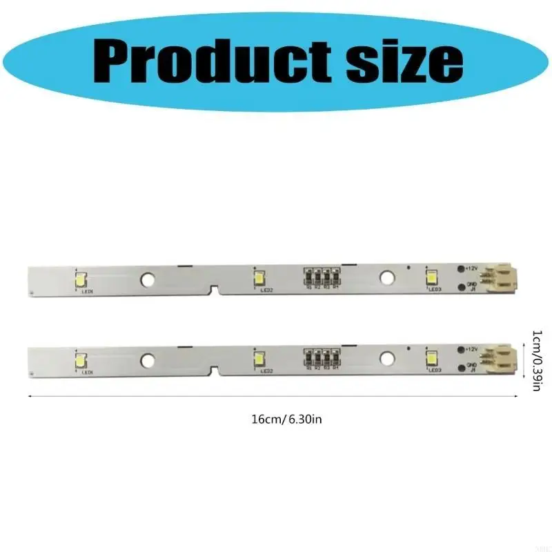 

2PCS Светодиодный модуль светодиодной платы для восстановления освещения холодильника 1629348 1529227 12 В N0HC