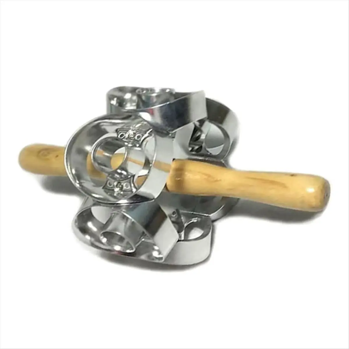 AA83 Donut Mold, Donut Cookie Cutter, 6 Cavity Non-Stick Donut Cutter Cookie Mold, Professional Baking Dough Tools