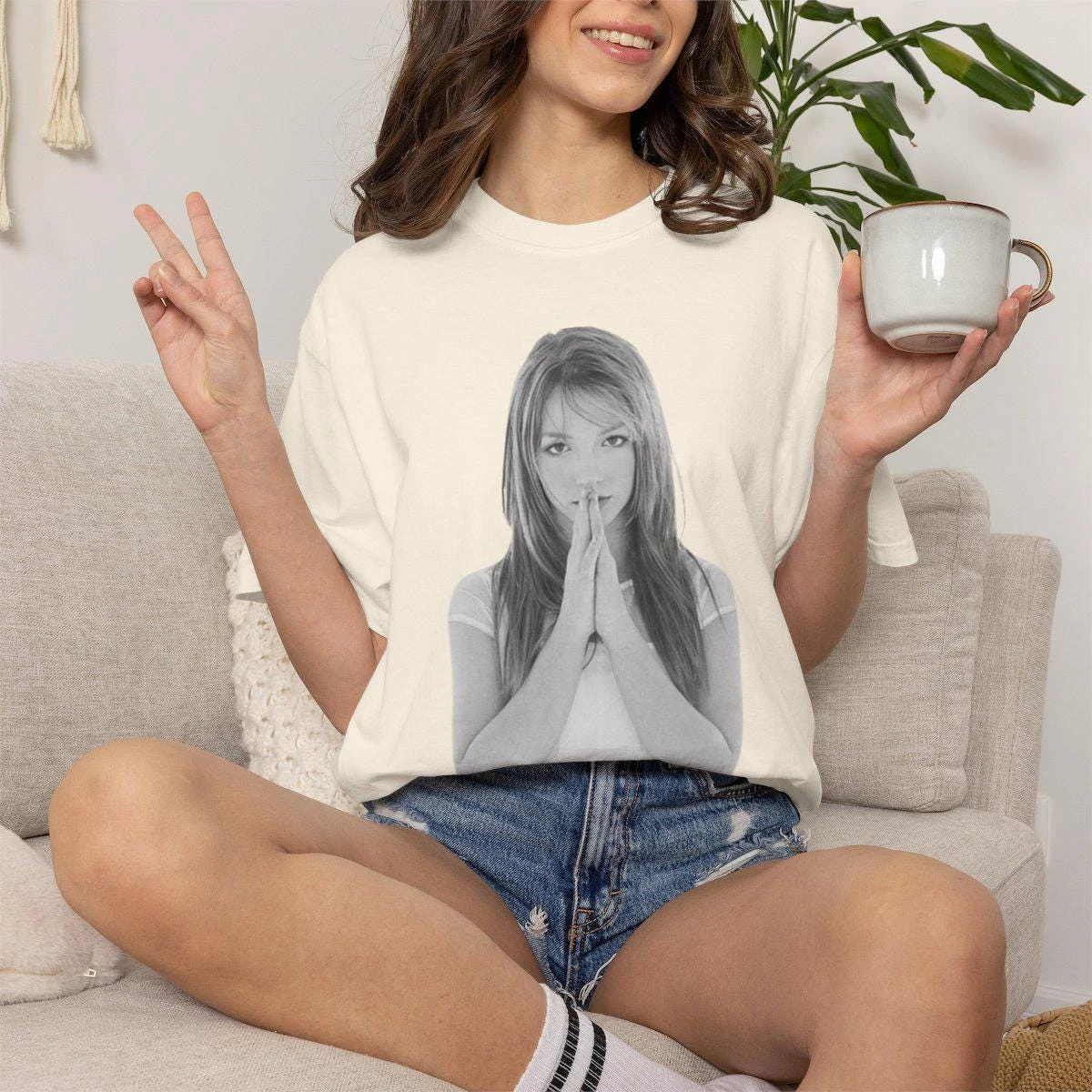 Camiseta Welcome X Britney Spears Mothers Milk The Boys Oops I Did It Again, Nueva Colección Verano 2026, Camiseta Oversize Y2K para Hombre y Mujer