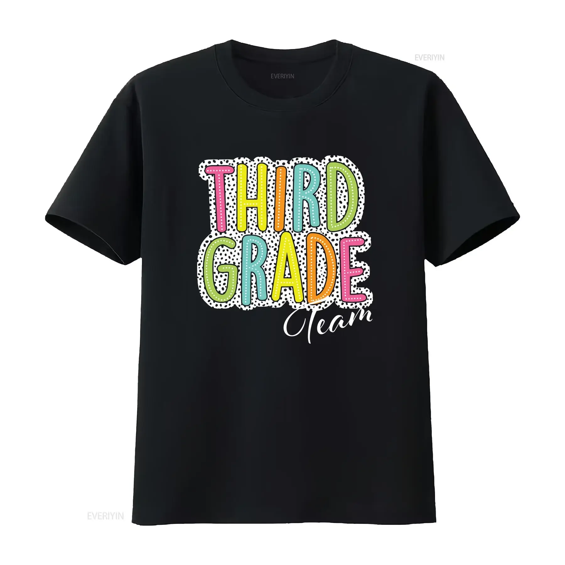 Third Grade Teacher T Shirt 3rd Elementary School Teaching vintage Washed Comfortable graphic homme Breathable