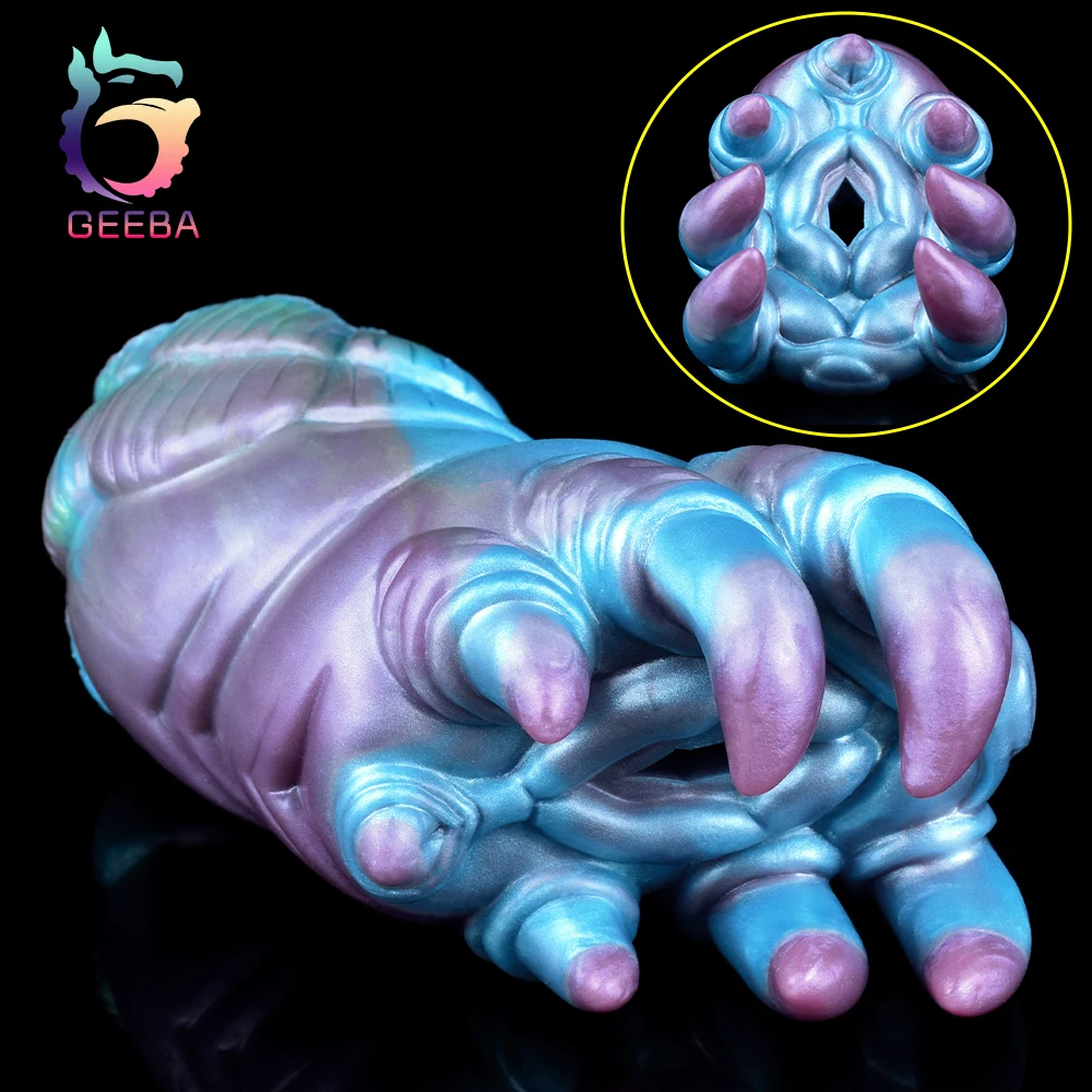 

GEEBA Silicone Male Masturbator Pocket Pussy Realistic Textured Vagina Tight Anus Penis Massager Masturbation Sex Toys For Men