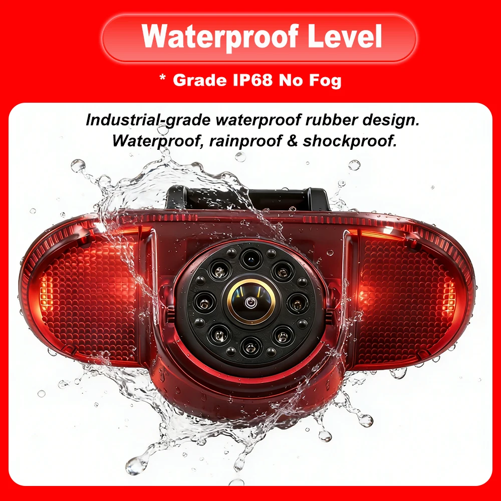 AHD 1080P Car Brake Light Rear View Reverse Camera For Renault Trafic 2001-2014 Opel Combo 2001-2011 Vauxhall Vivaro 2001-2014