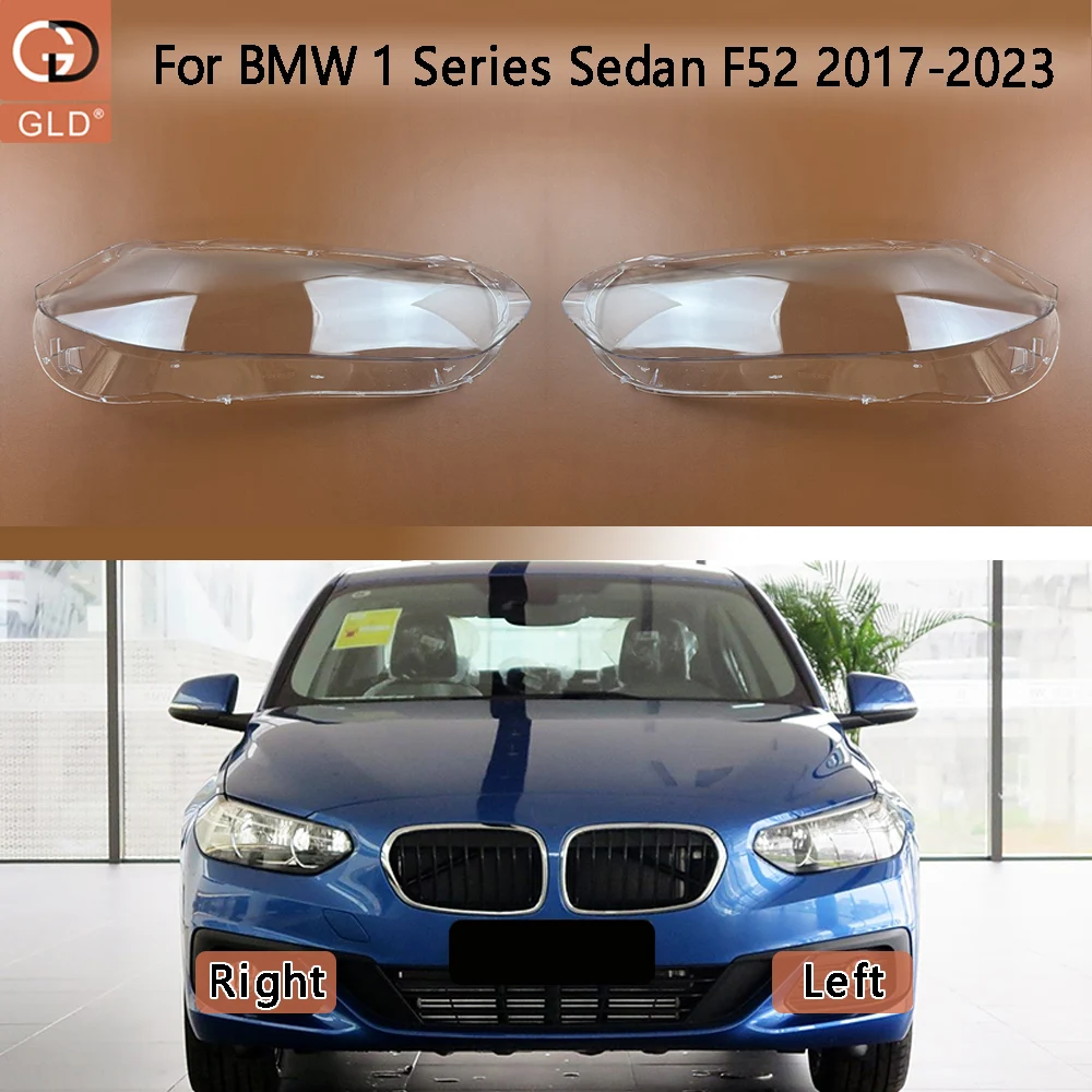 For BMW 1 Series Sedan F52 2017-2023 Front Headlamp Cover Lamp Shade Headlight Shell Lens Plexiglass Replace Original Lampshade