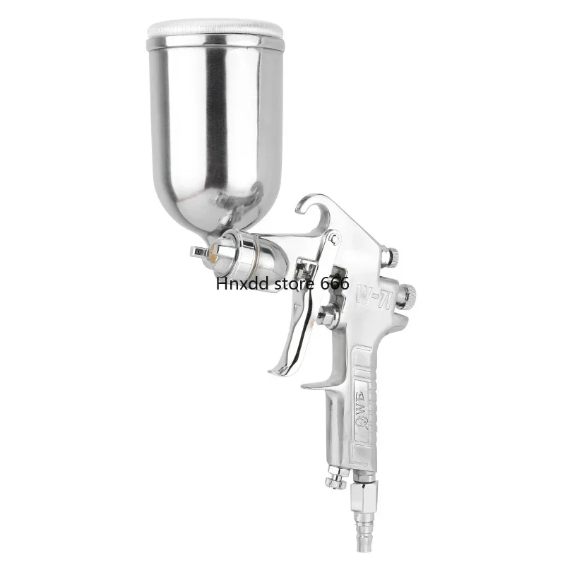 Gravity saucer nozzle pneumatic spray gun, paint spray gun, spray gun, pot