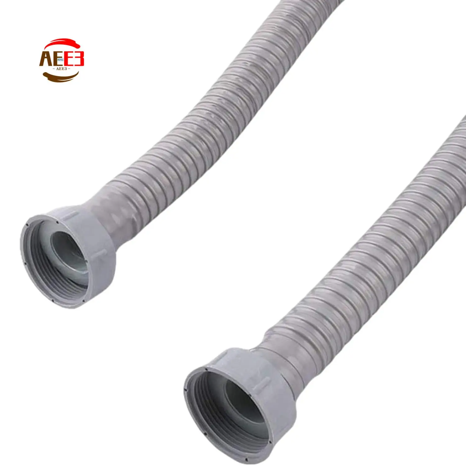 AEE3-3.5Ft غسالة بولي كلوريد الفينيل على شكل Y استنزاف خرطوم التفريغ موصل الأنابيب ، واجهة دوارة ، مع 2 حلقات مقاومة للماء