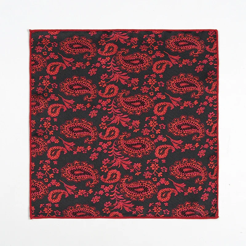 ผ้าพันคอผ้าเช็ดหน้าผู้ชายลายดอกมะม่วงหิมพานต์ 2 ชิ้น ขนาดเล็ก สไตล์เรโทร ปักลาย ใช้เป็นผ้าพันคอ ผ้าเช็ดหน้า ผ้าประดับอก สำหรับงานแต่งงาน