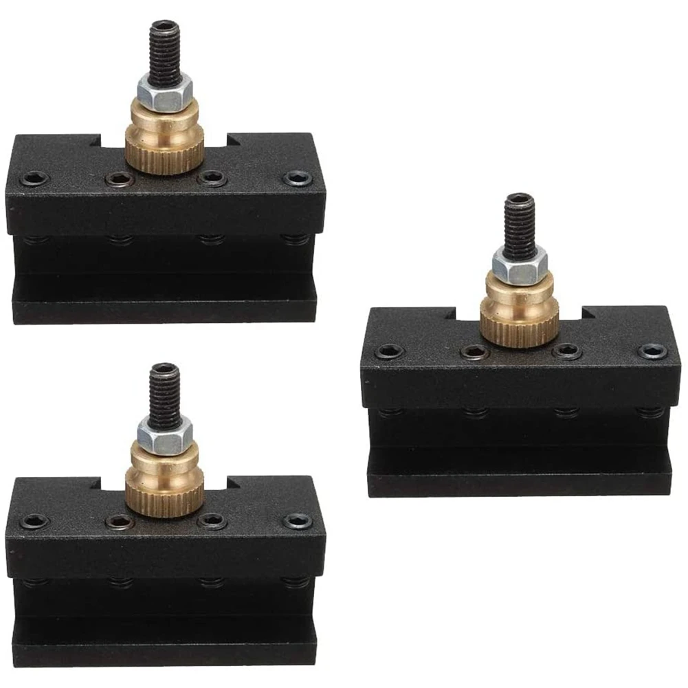 

N84R 6Pcs Mini Lathe Quick Change Tools Post Holder Kit (1/4-1/2Inch), CNC Boring/Turning/Facing Holder Set
