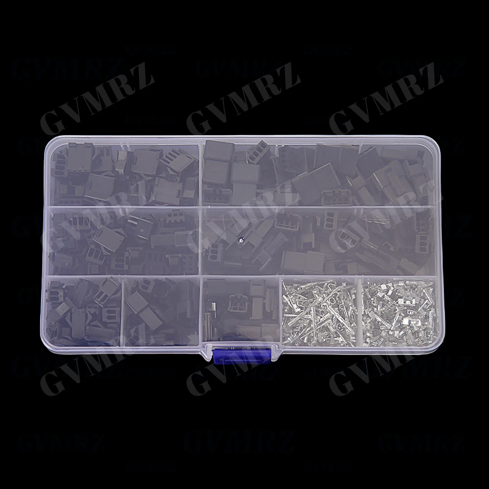SM2.54 Kits 480pcs 20 sets Kit in box 2p 3p 4p 2.54mm Pitch Female and Male Header Connectors Adaptor 2p 3p 4p