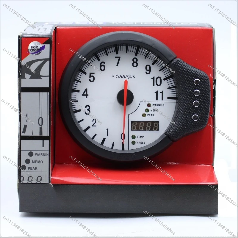 For 5 Inch, Motorcycle Tachometer 0-11000 Tachometer, Automobile Tachometer