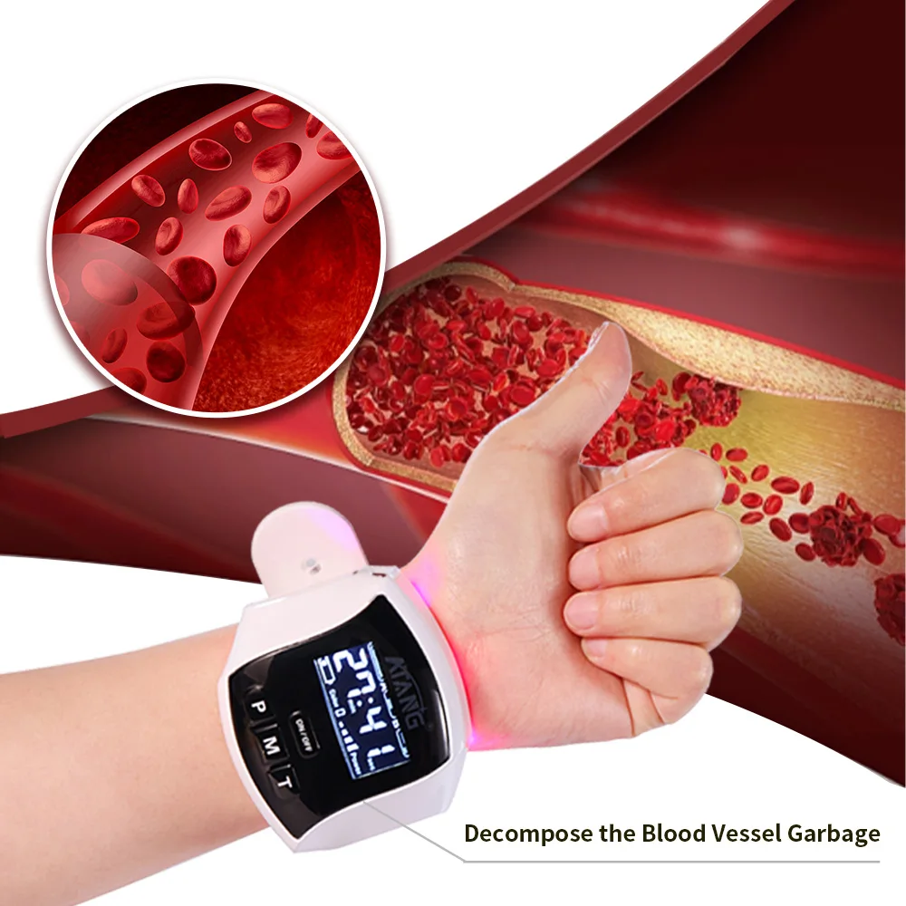 

Hypertension Semiconductor Laser Therapy device Blood clean ,metabolism blood pressure watch diabetes