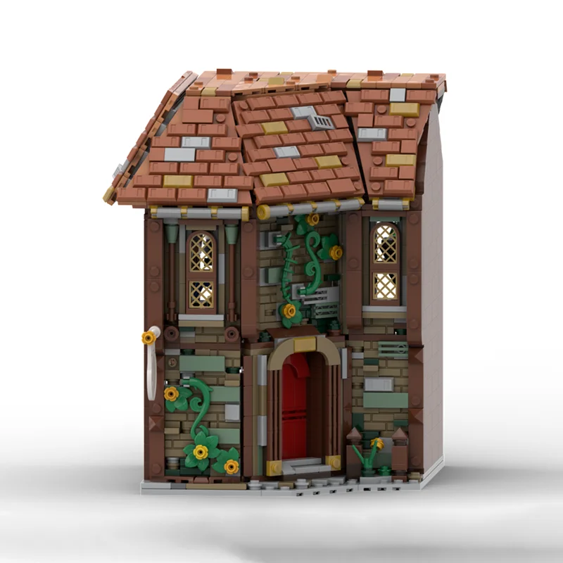 Mittelalterliche Burg Modell Moc Bausteine Zauberer Haus Modell Technologie Ziegel Berühmte Film DIY Montage Spielzeug Bau Geschenk