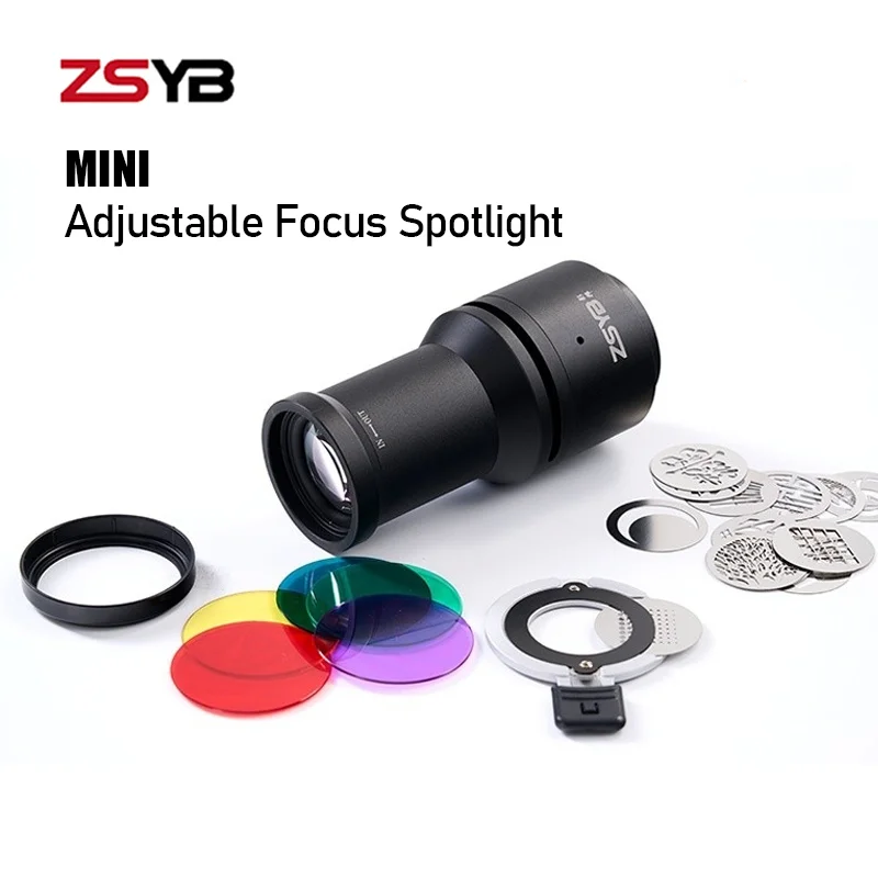 

ZSYB MINI Spotlight Focalize Conical Snoots Bowens Mount For Photography Studio Art Special Effects Shaped Beam Light Cylinder