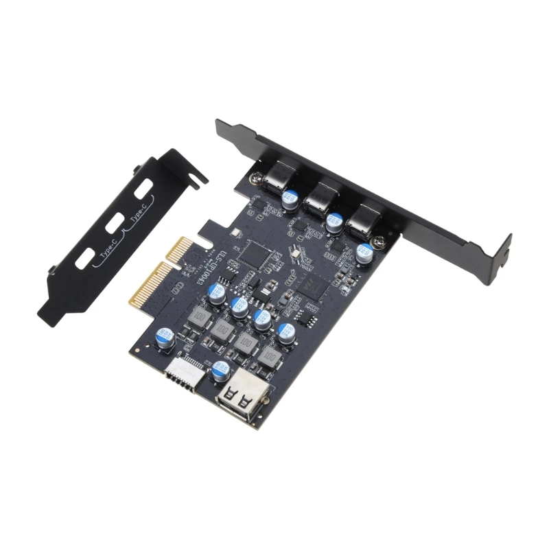 USB3.2 Gen2 Thẻ mở rộng PCIE loại C Asm3142 Chip 20Gb PCI-E X16