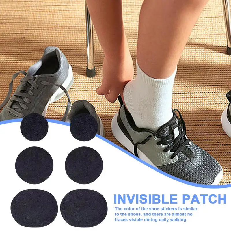 1 Set Sneaker Repair Patches Self-adhesive Running Shoes Insole Heel Patch Mesh Lining Torn Hole Sticker Foot Care Tools