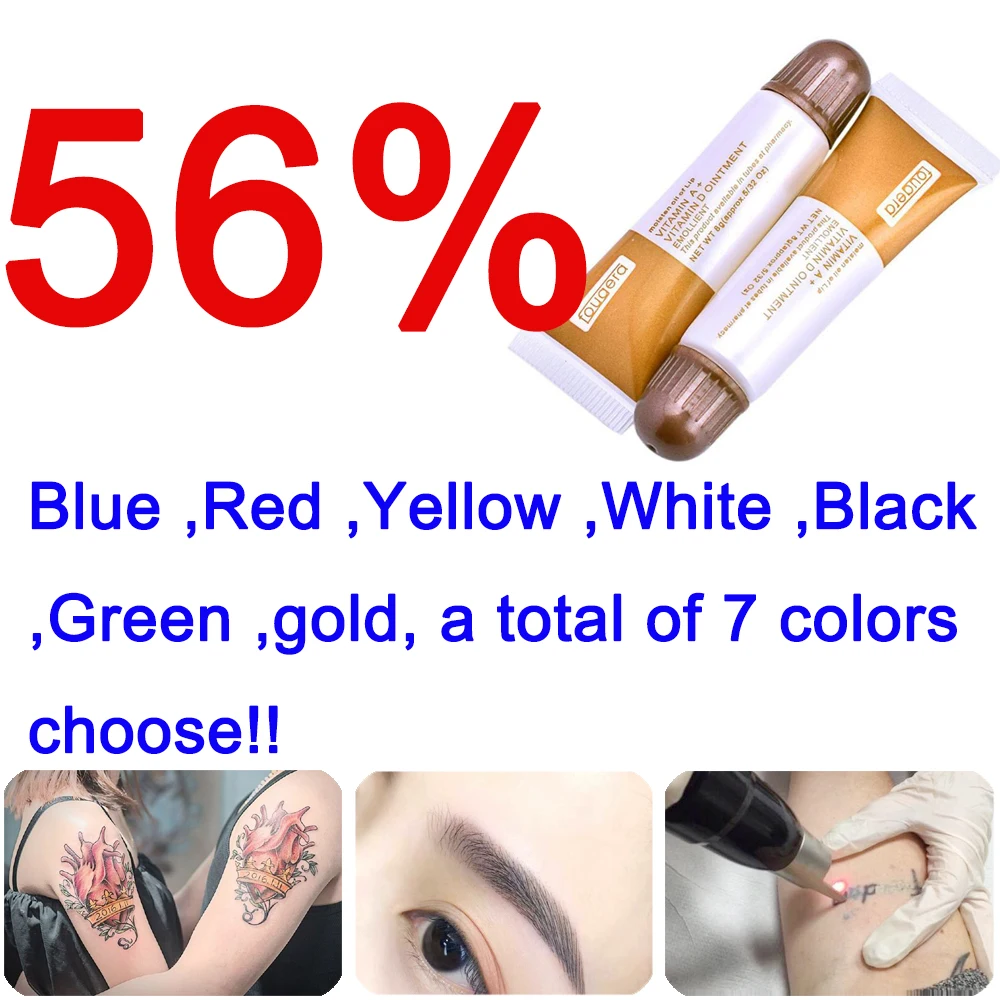 New 56% Tattoo Cream Before  Permanent makeup Body Eyebrow Eyeliner Lips 10g